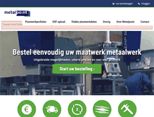 Tablet Screenshot of metalpoint.nl